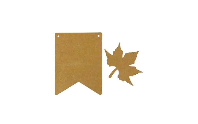 Houten Vorm Whispering Woods Blad Stamperia