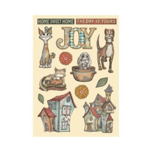 Houten Vormen Furry Friends Stamperia
