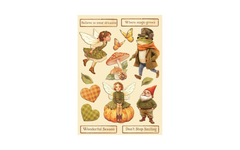 Houten Vormen Whispering Woods Stamperia