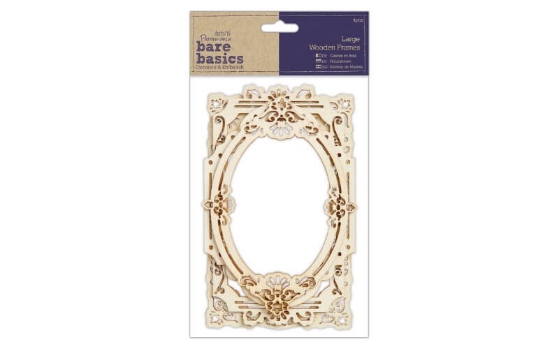 Houten lijsten 4 Stuks Bare Basics