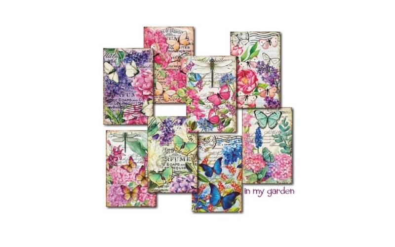 Plakboekpapier Mini In Mijn Tuin Decorer
