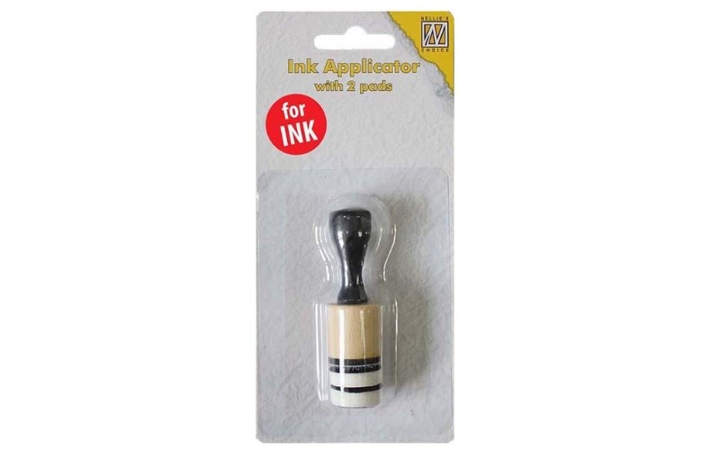 Inktapplicator met 2 pads
