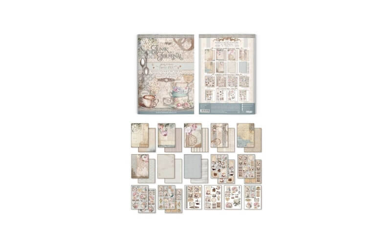 Junk Journal A4 Coffee and Tea Papers for You