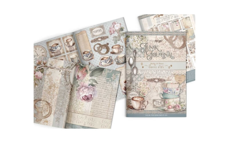 Junk Journal A4 Coffee and Tea Papers for You