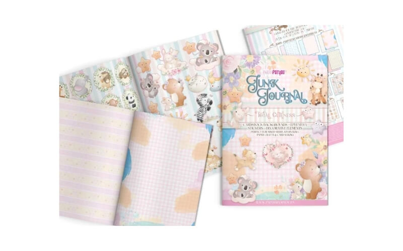 Junk Journal A4 Total Cuteness Papers for You