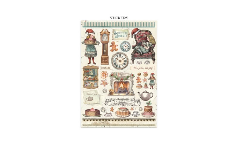 Junk Journal Alice in Kerstmis Stamperia