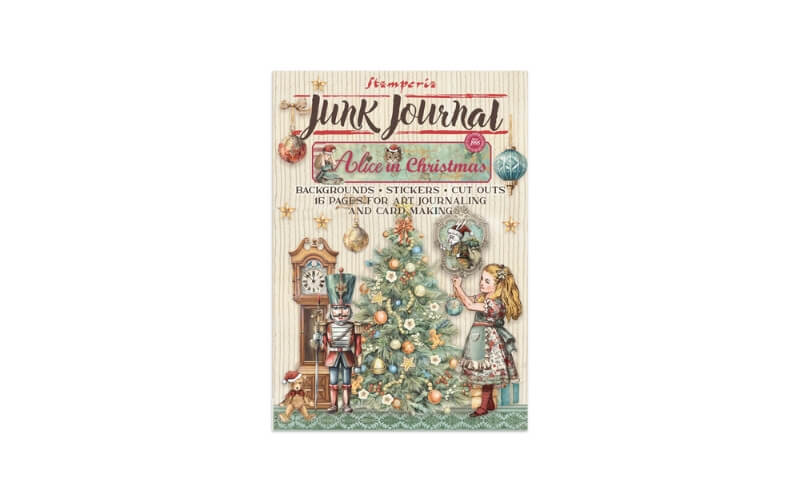 Junk Journal Alice in Kerstmis Stamperia