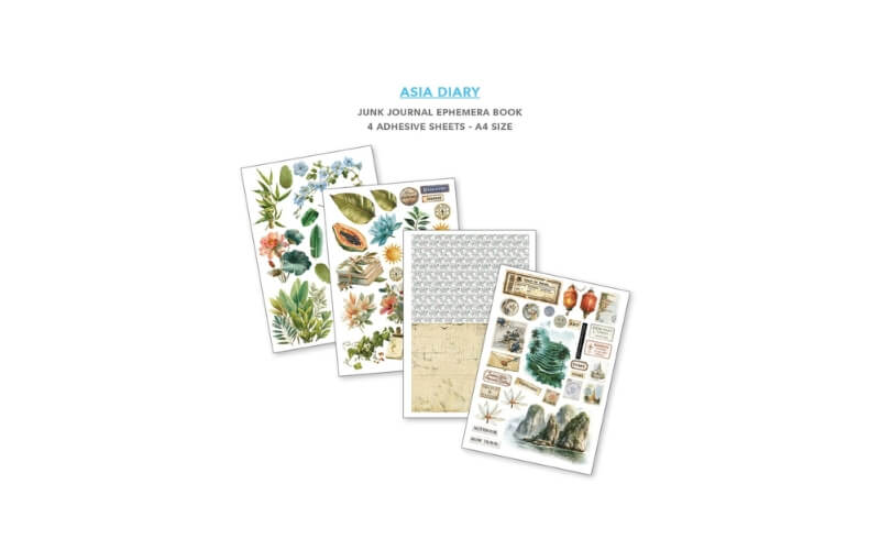 Junk Journal Asia Diary Ciao Bella