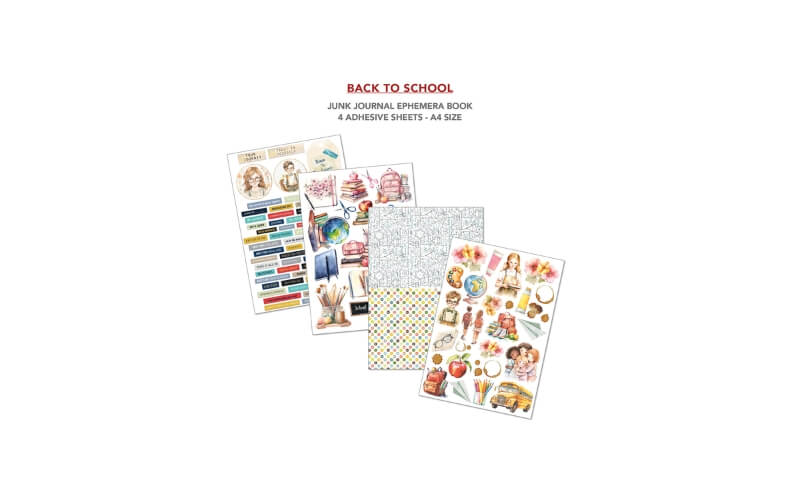Junk Journal Back to School Ciao Bella