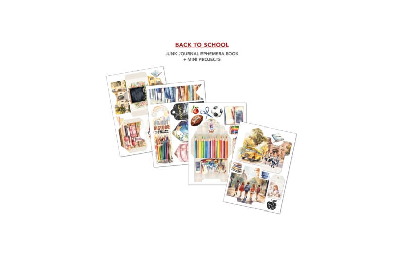 Junk Journal Back to School Ciao Bella