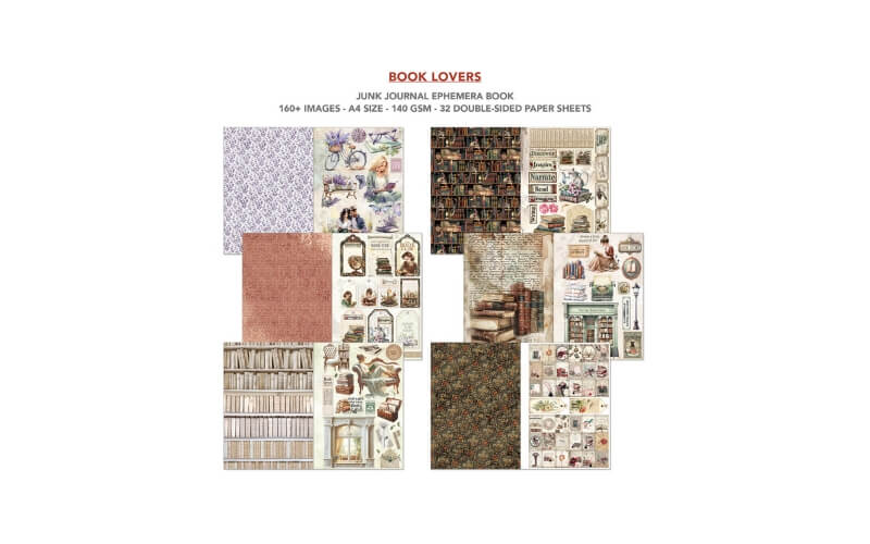 Junk Journal Book Lovers Ciaobella