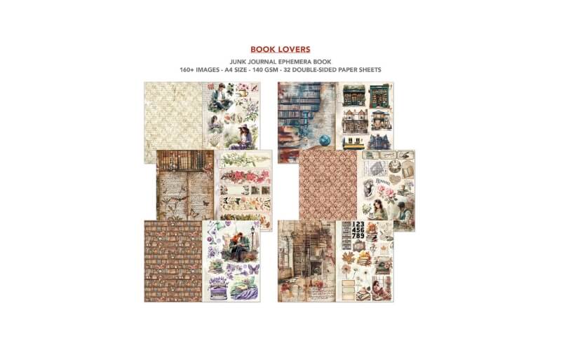 Junk Journal Book Lovers Ciaobella