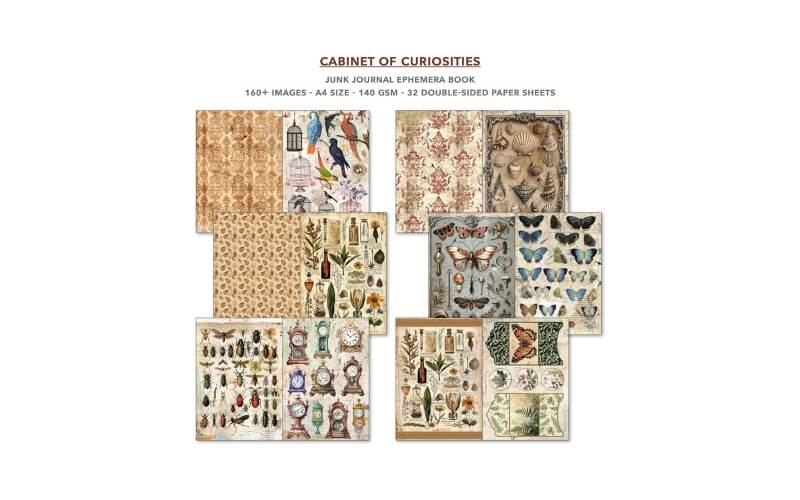 Junk Journal Cabinet of Curiosities Ciao Bella