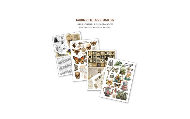 Junk Journal Cabinet of Curiosities Ciao Bella