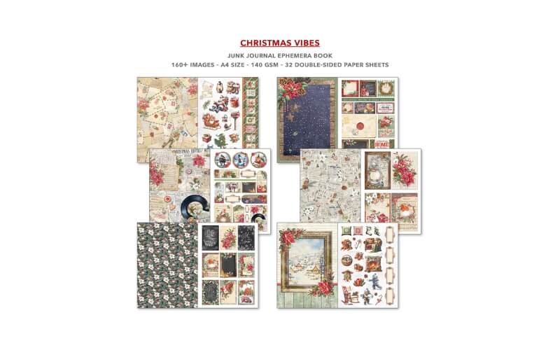 Junk Journal Christmas Vibes Ciao Bella