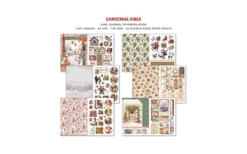 Junk Journal Christmas Vibes Ciao Bella