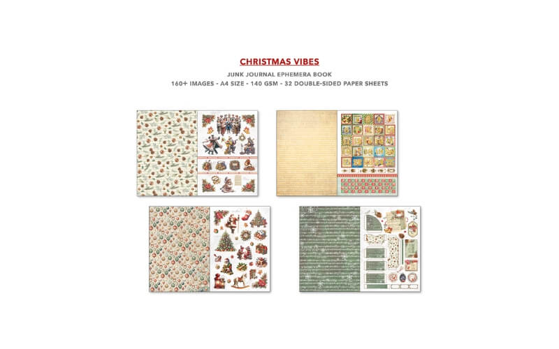 Junk Journal Christmas Vibes Ciao Bella