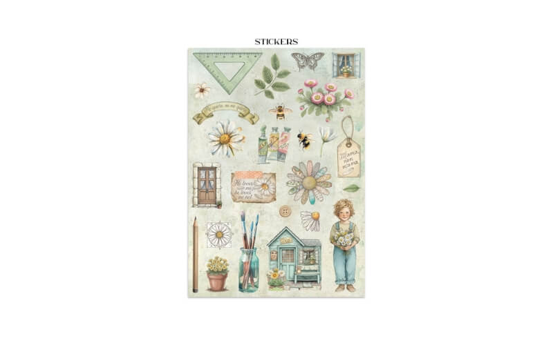Junk Journal Daisy Art Stamperia