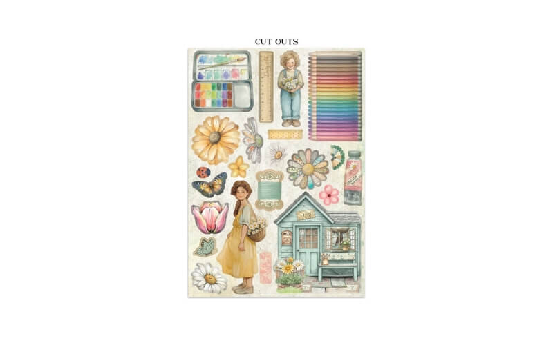 Junk Journal Daisy Art Stamperia