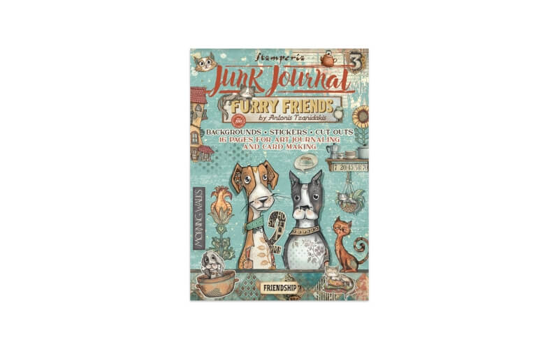 Junk Journal Furry Friends Stamperia