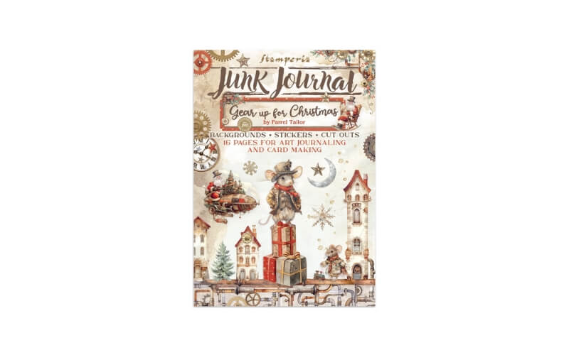 Junk Journal Gear up for Christmas Stamperia