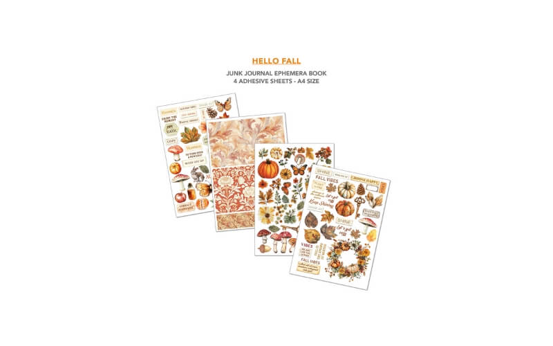 Junk Journal Hello Fall A4 Ciao Bella