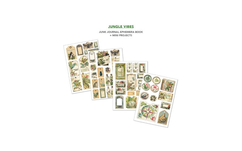 Junk Journal Jungle Vibes Ciao Bella
