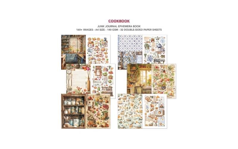 Junk Journal Kookboek Ciaobella