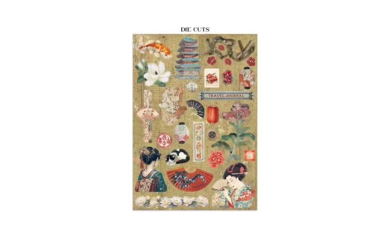 Junk Journal Oriental Garden Stamperia