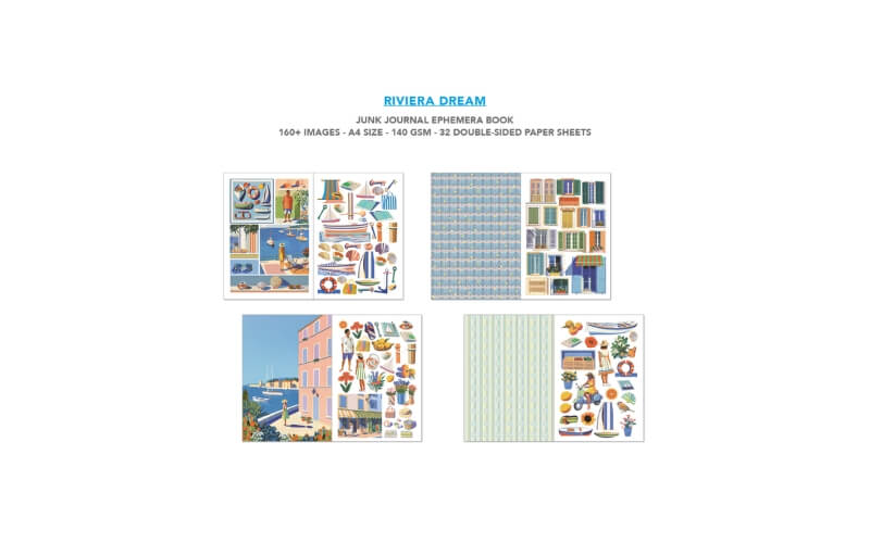 Junk Journal Riviera Dream Ciao Bella