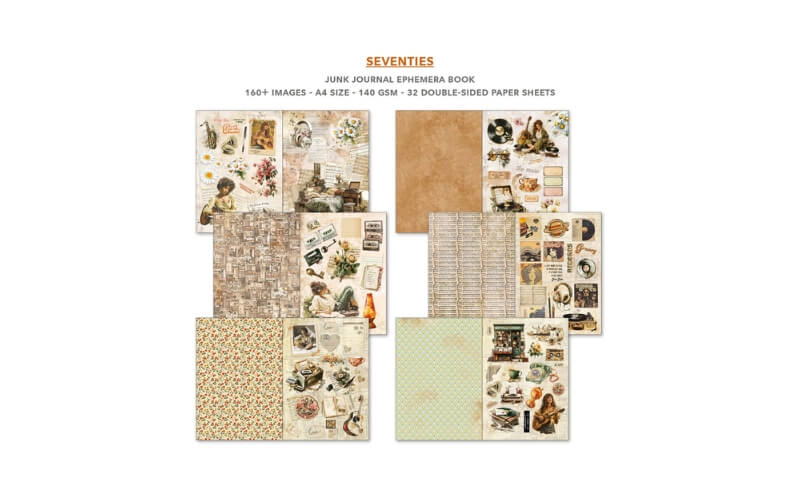 Junk Journal Seventies Ciao Bella