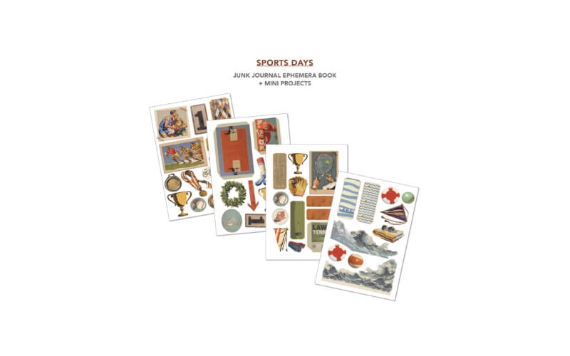 Junk Journal Sports Days Ciao Bella