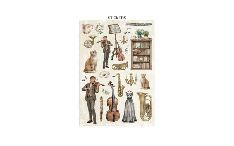 Junk Journal Symphony A4 Stamperia