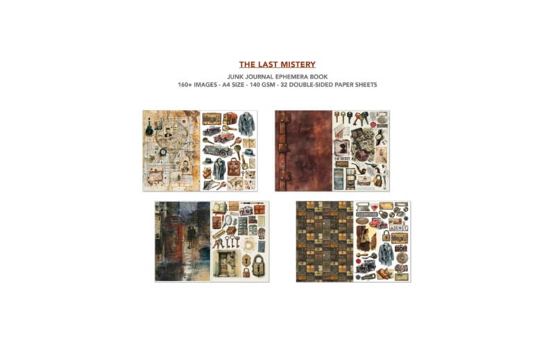 Junk Journal The Last Mystery A4 Ciao Bella