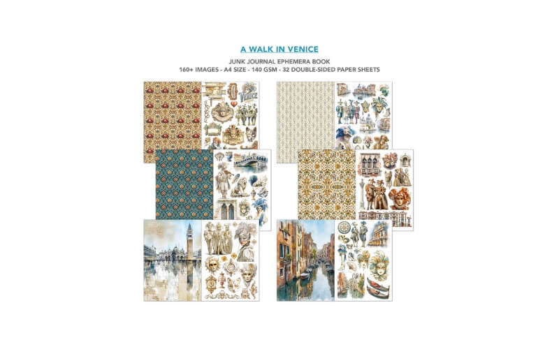 Junk Journal Venice Dream Ciao Bella