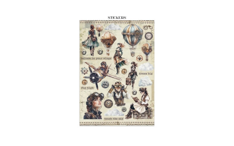 Junk Journal Voyages Fantastiques Stamperia