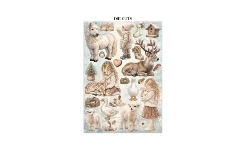 Junk Journal White Christmas Stamperia
