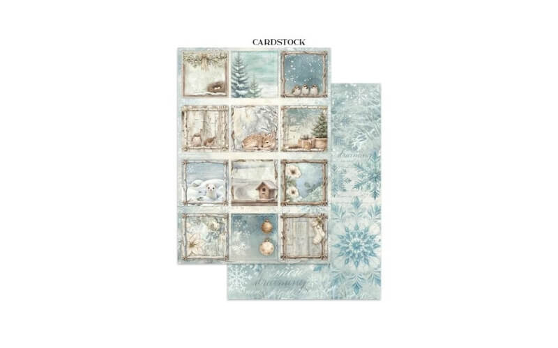 Junk Journal White Christmas Stamperia