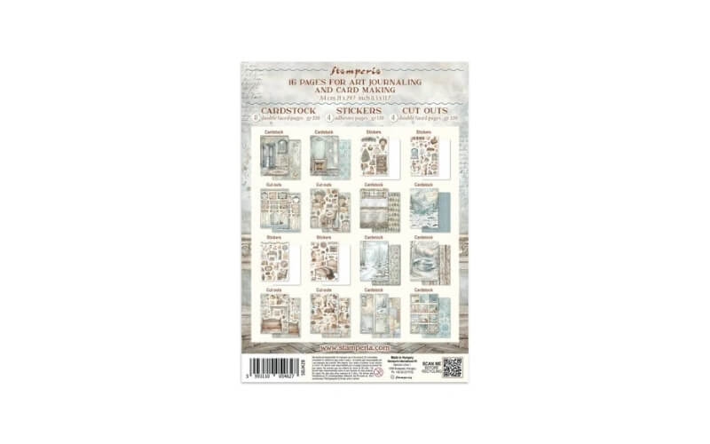 Junk Journal White Christmas Stamperia
