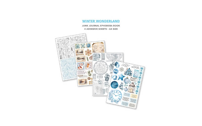Junk Journal Winter Wonderland A4 Ciao Bella