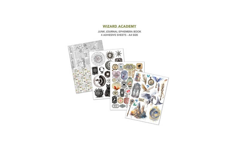 Junk Journal Wizard Academy Ciaobella