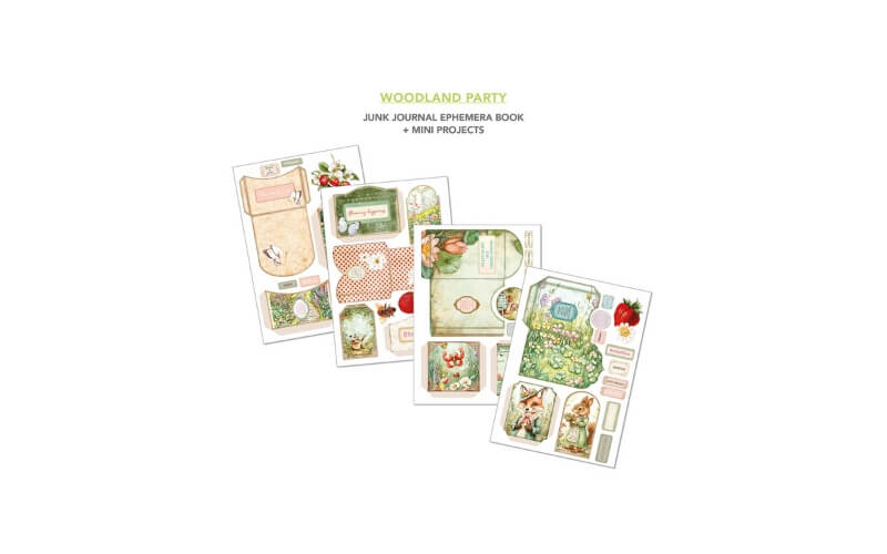Junk Journal Woodland Party Ciaobella