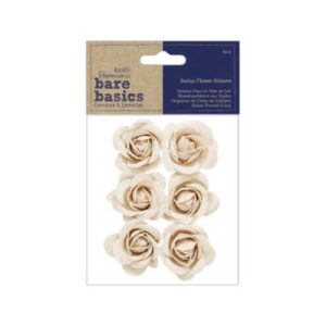 Jute Roosjes 6 Stuks Bare Basics