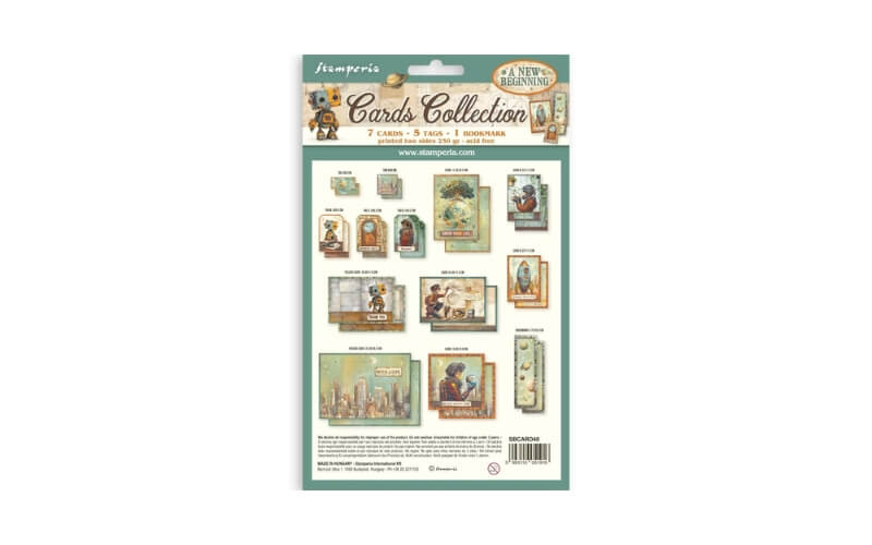 Kaart Collectie A New Beginning Stamperia