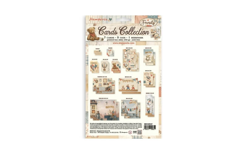 Kaart Collectie Family Stamperia