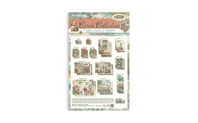 Kaart Collectie Furry Friends Stamperia