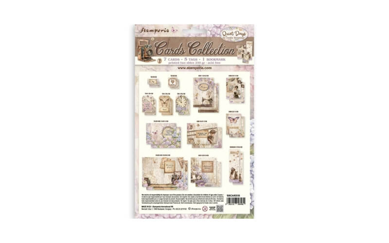 Kaart collectie Quiet Days Stamperia