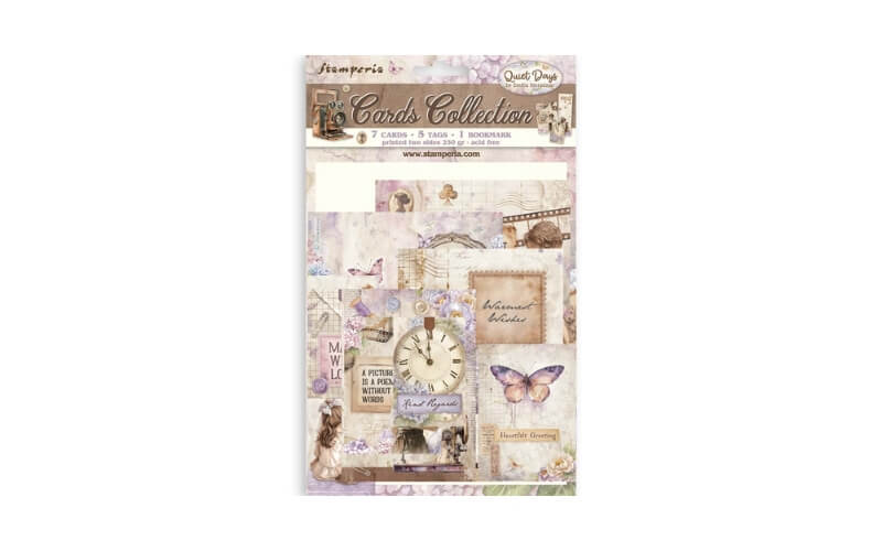 Kaart collectie Quiet Days Stamperia