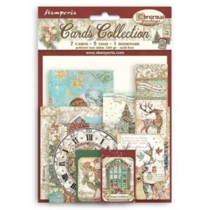 Kaartcollectie Kerstwensen Stamperia