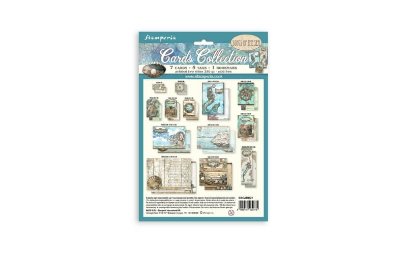 Kaartcollectie Liedjes van de Zee Stamperia
